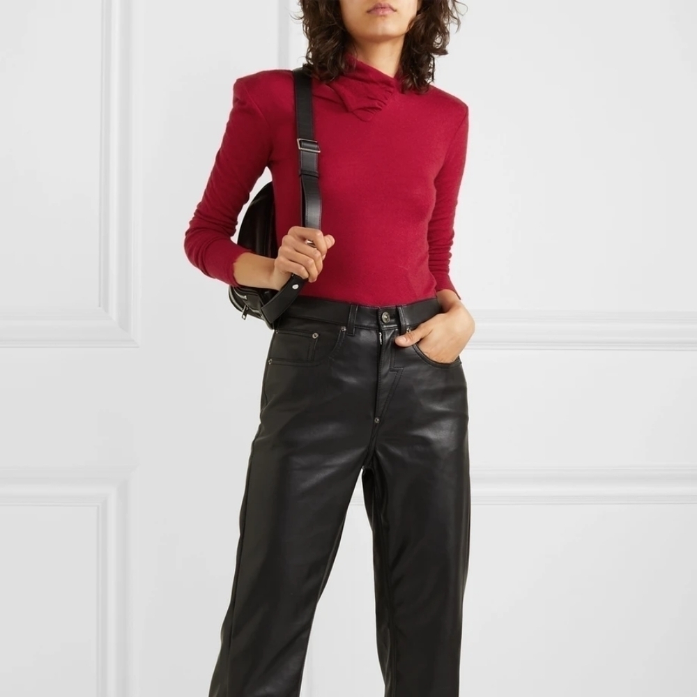 Ben Taverniti Unravel Red Cashmere Sweater L NEW‎
